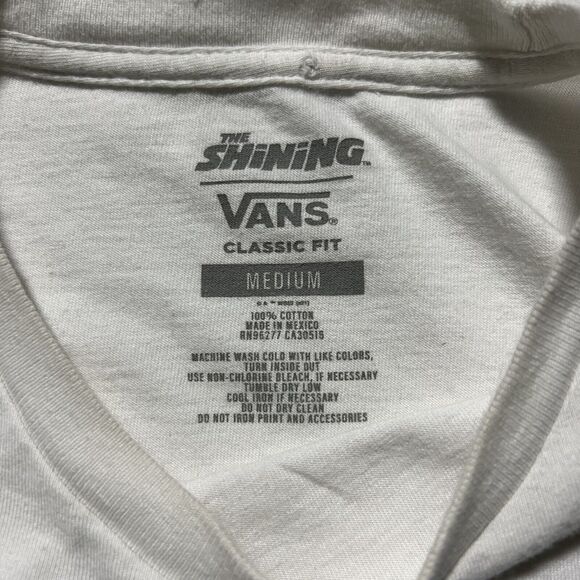 Vans The Shining Horror House of Terror Twins White T Shirt Adult M Long Sleeve - Picture 9 of 10